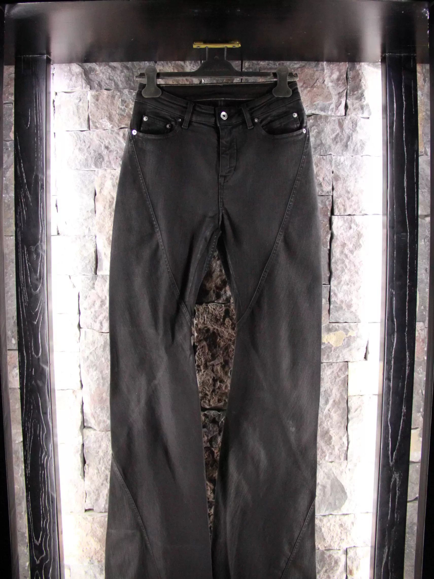 Rick Owens Rick Owens Black Casual Pants Men 26 Size US 26 / EU 42 - 1 Thumbnail