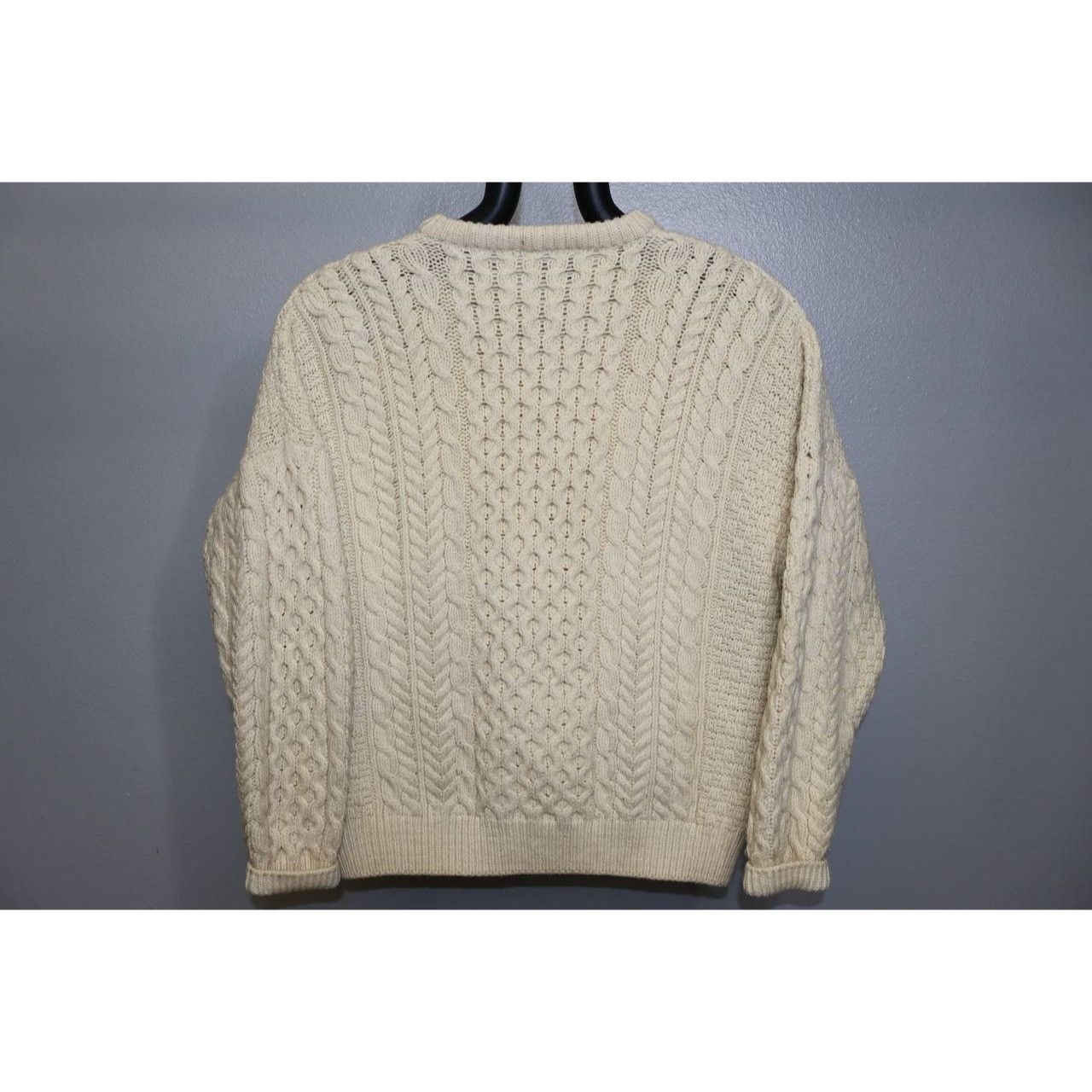 Carraig Donn Carraig Donn Women's Sweater Large Cableknit Chunky Size L / US 10 / IT 46 - 4 Thumbnail