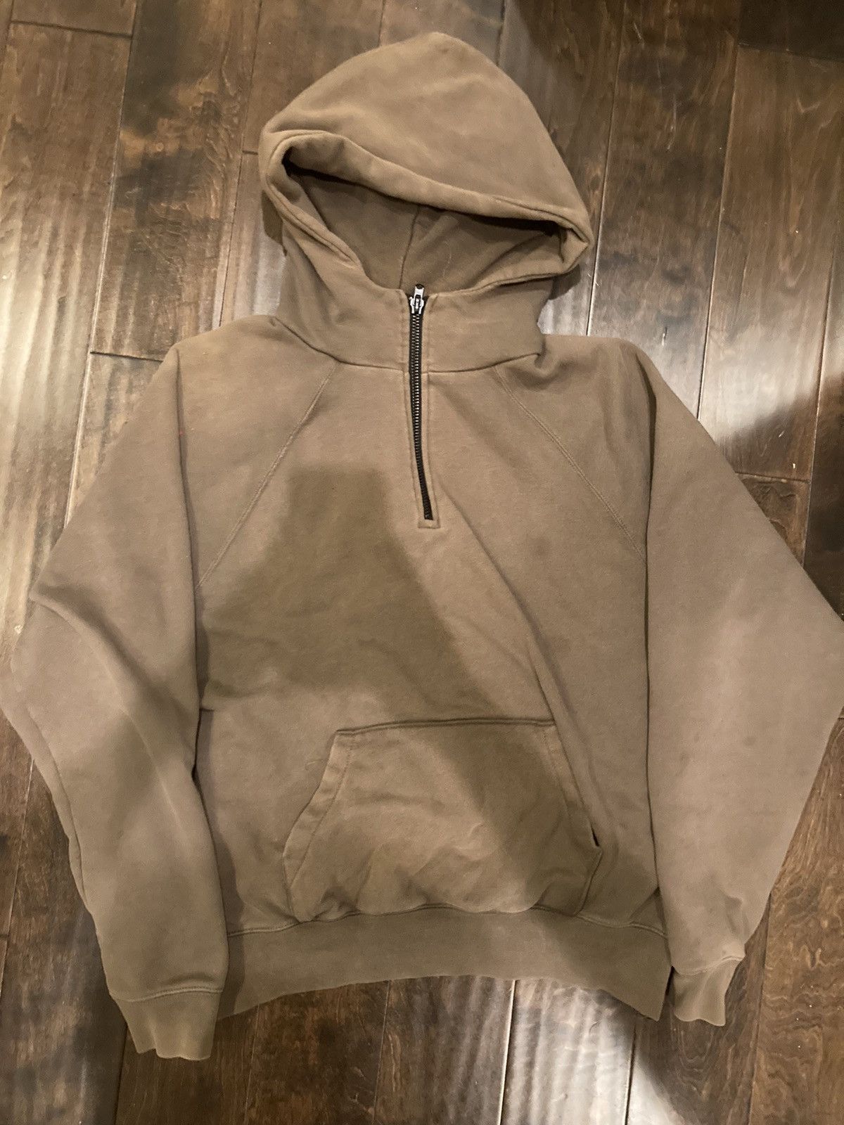 Essentials Fear of God Fear of god essentials green quarter zip Grailed