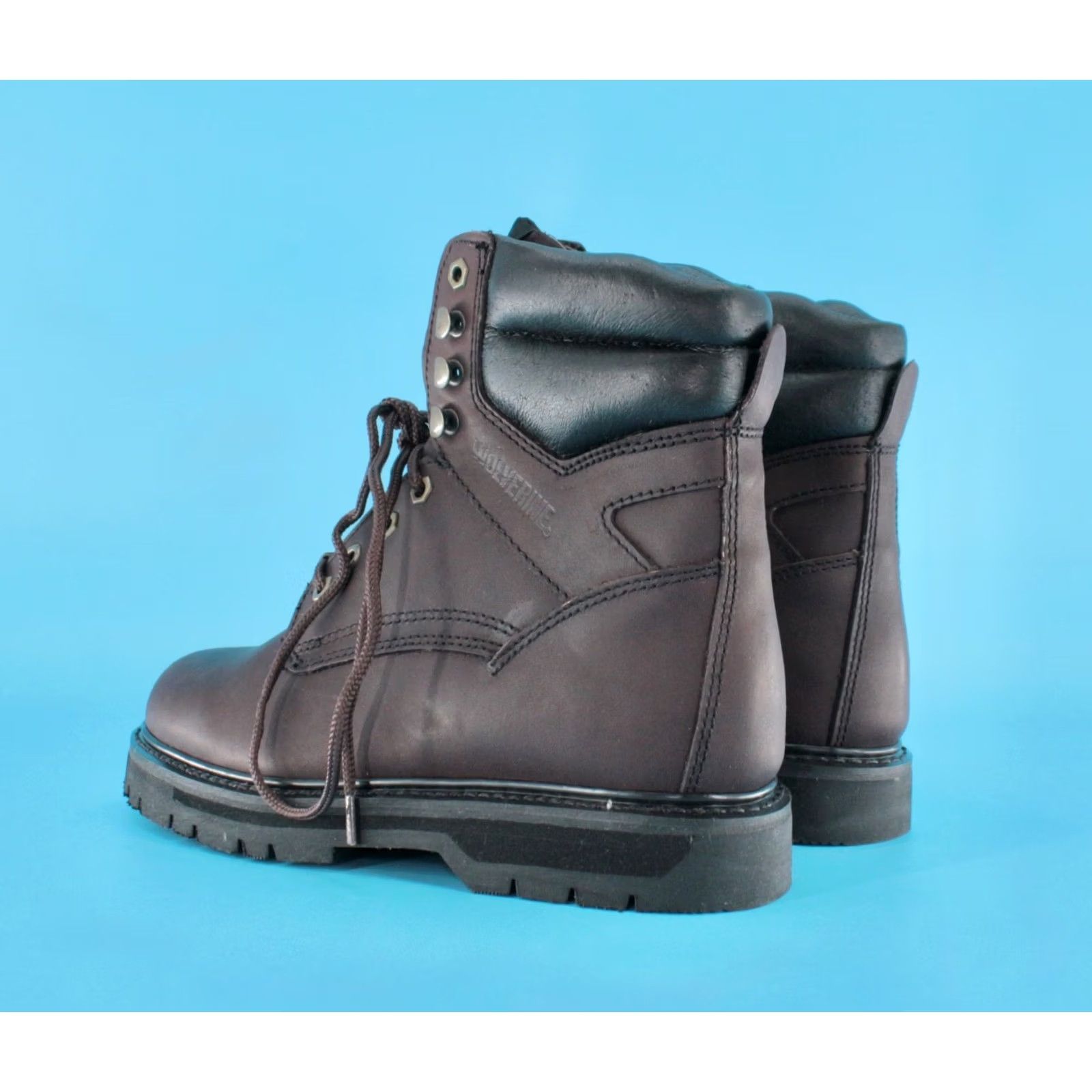 Vintage VINTAGE Mens Wolverine 70s Brown Work Boots Size 7.5 1970s Shoes Size US M / EU 48-50 / 2 - 5 Thumbnail