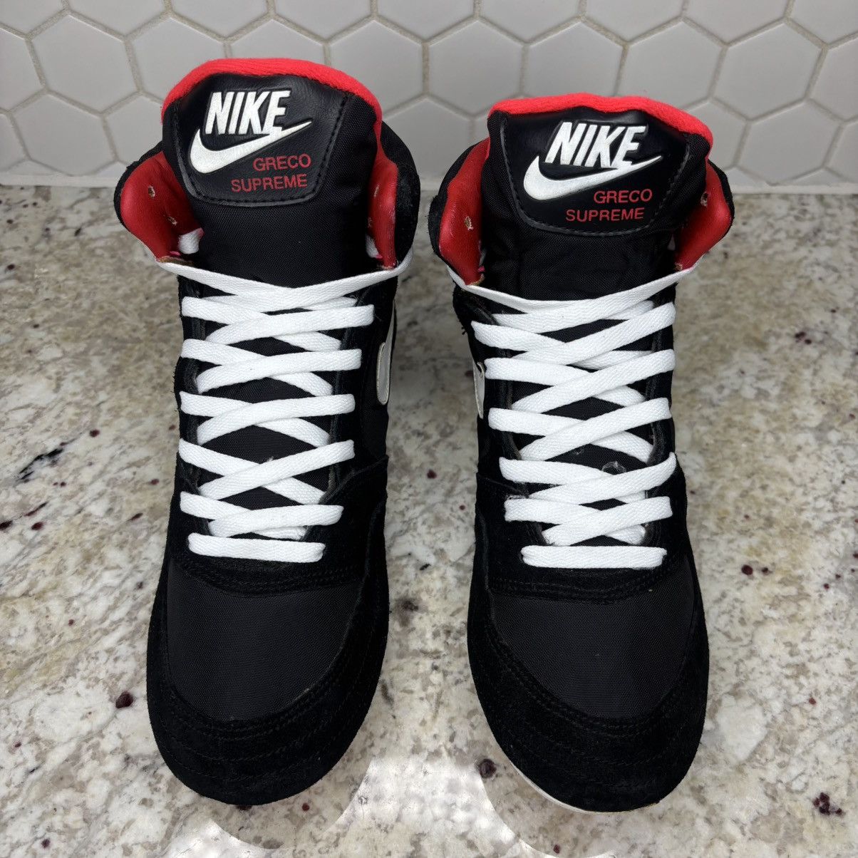 Nike size 8.5-Nike Supreme Greco WrestlingShoe 1990s Clean No Box Size US 8.5 / EU 41-42 - 5 Thumbnail