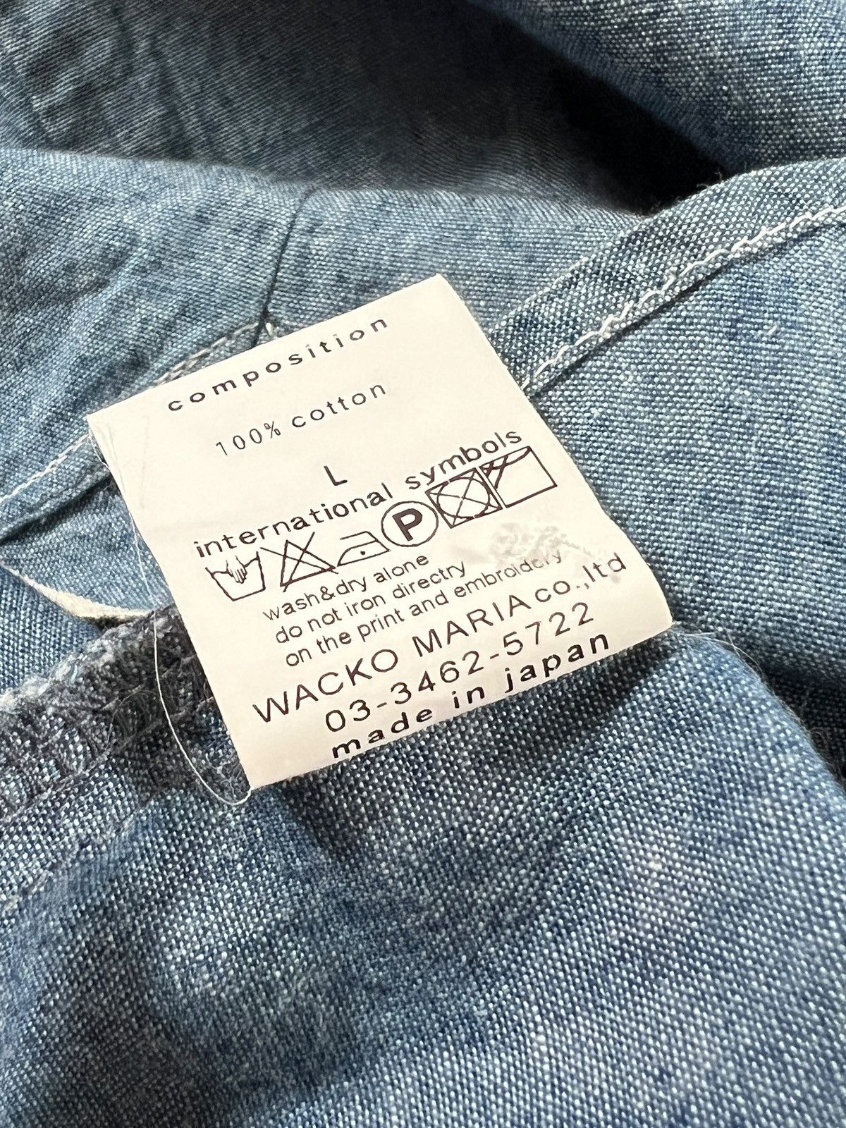 Wacko Maria Wacko Maria Chain Stitch Selvedge Worker Shirt Size US L / EU 52-54 / 3 - 13 Thumbnail
