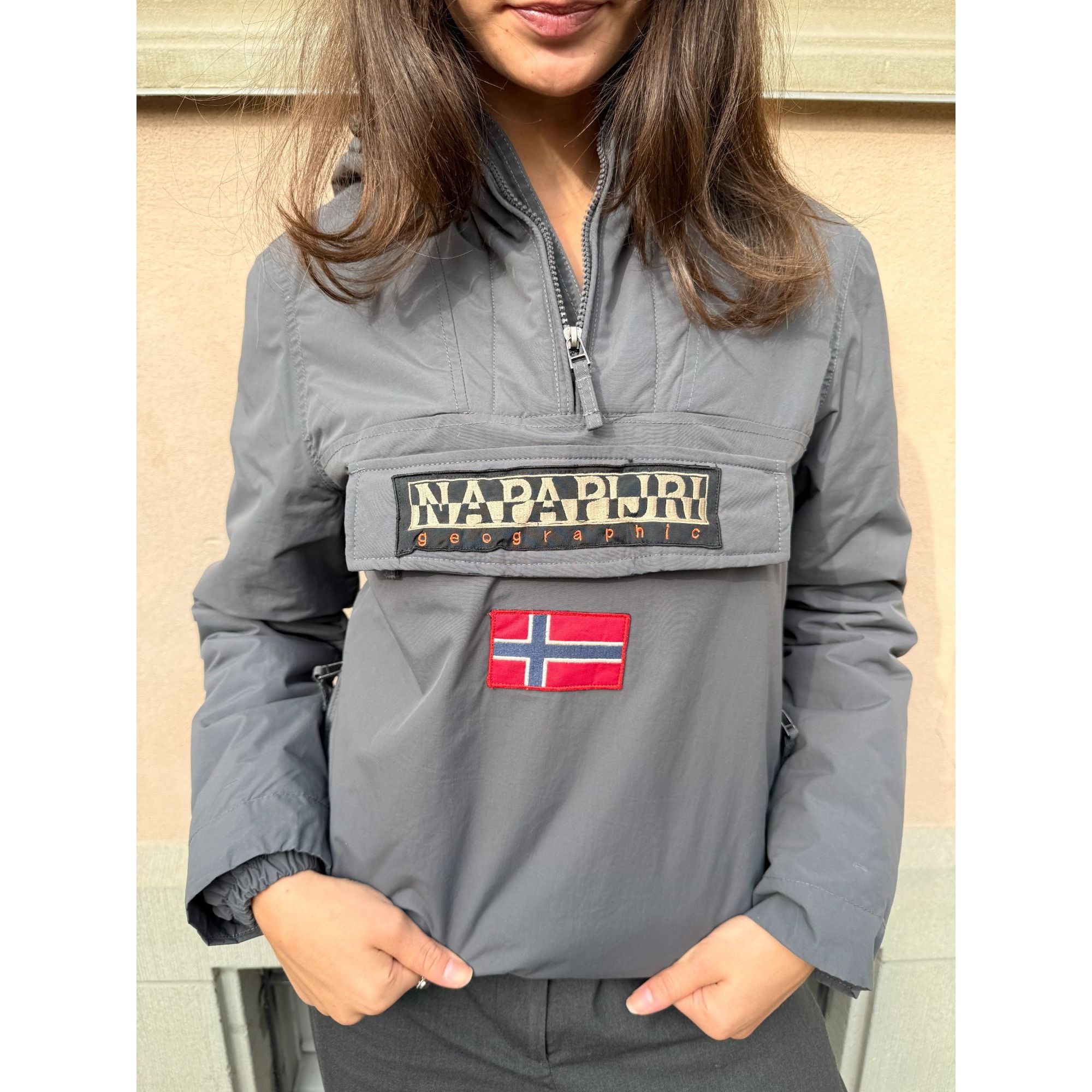 Napapijri Napapijri Windbreaker dark grey Size US M / EU 48-50 / 2 - 1 Thumbnail