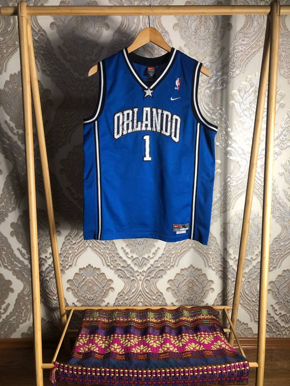 Nike × Vintage VERY RARE ORLANDO MAGIC MCGRADY 1 NBA JERSEY RETRO 90s Y2K Size US XL / EU 56 / 4 - 1 Thumbnail