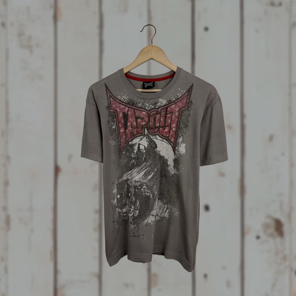 Tapout Tapout Grim Reaper T-Shirt MMA Fight Y2K Affliction Style Gray M Mens TSA? Size US M / EU 48-50 / 2 - 1 Thumbnail