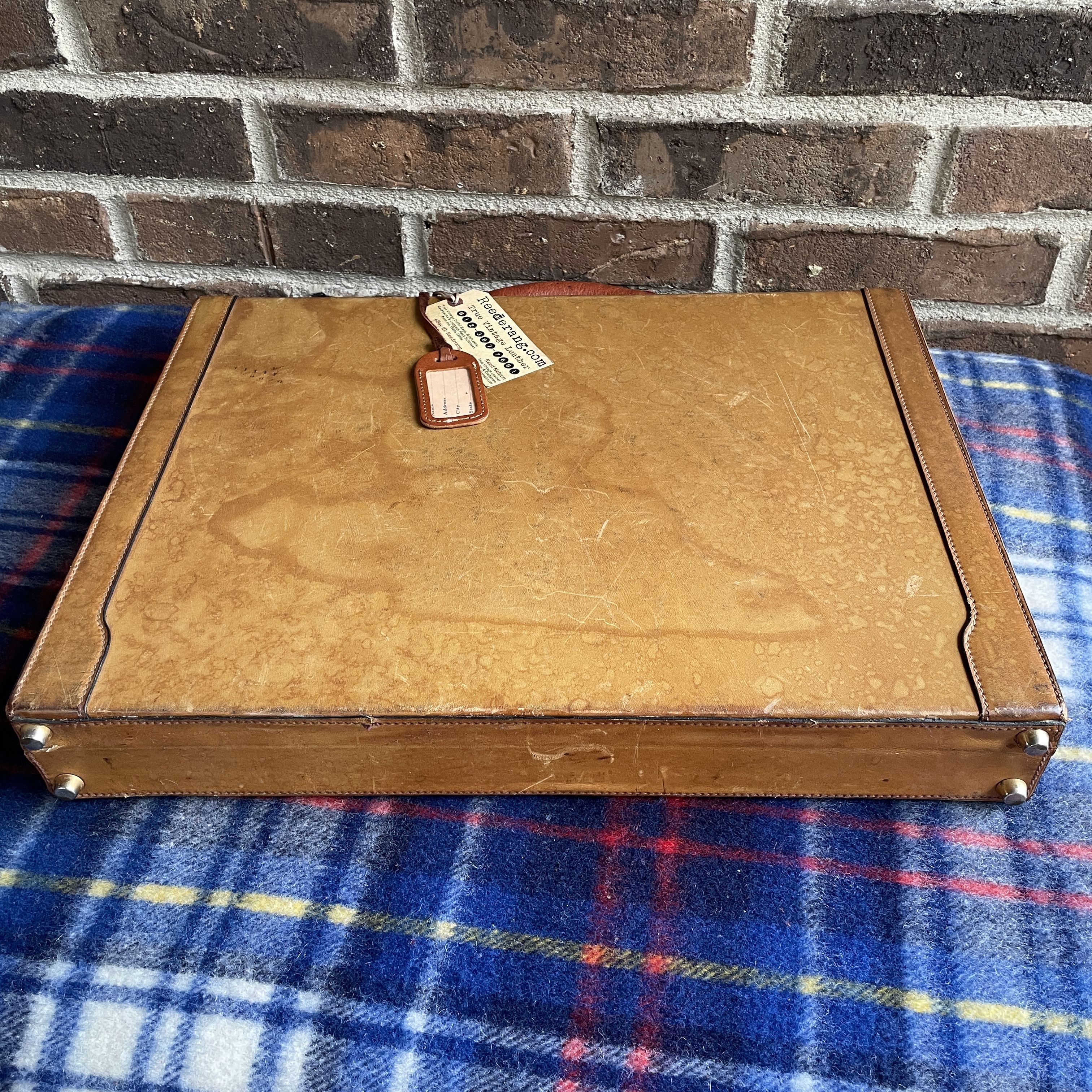 Mark Cross RARE VTG 70s MARK CROSS LEATHER ATTACHE BAG R$2898 Size ONE SIZE - 12 Thumbnail