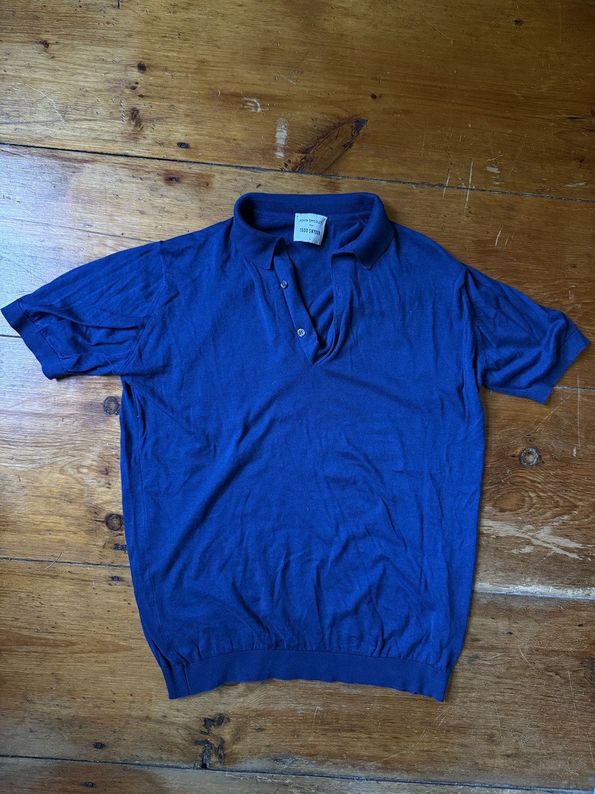 John Smedley for Todd Snyder Knit Polo