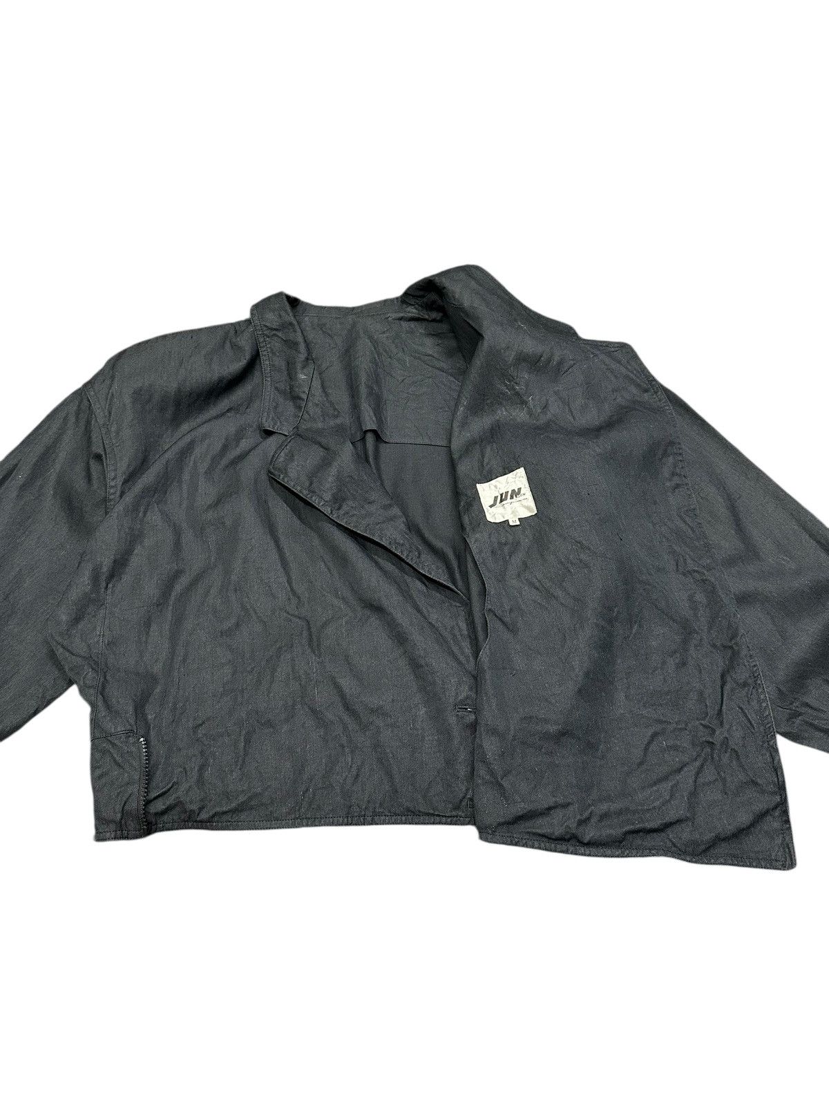 JUN MEN Vintage 90s JUN MEN Crop Bomber Jacket Size US M / EU 48-50 / 2 - 4 Thumbnail