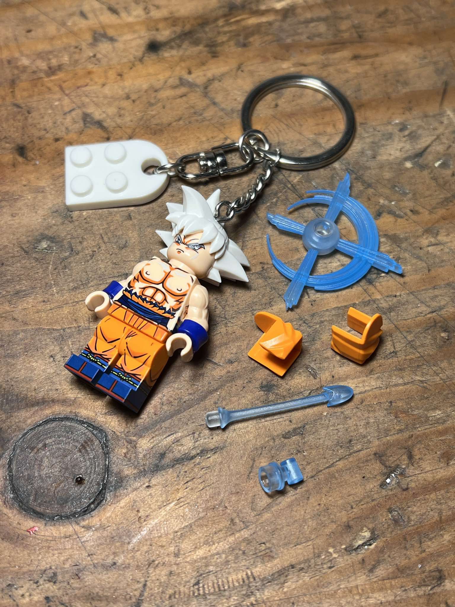 Other Dragon Ball Z Goku Jiren anime minifigure keychain Size ONE SIZE - 6 Thumbnail