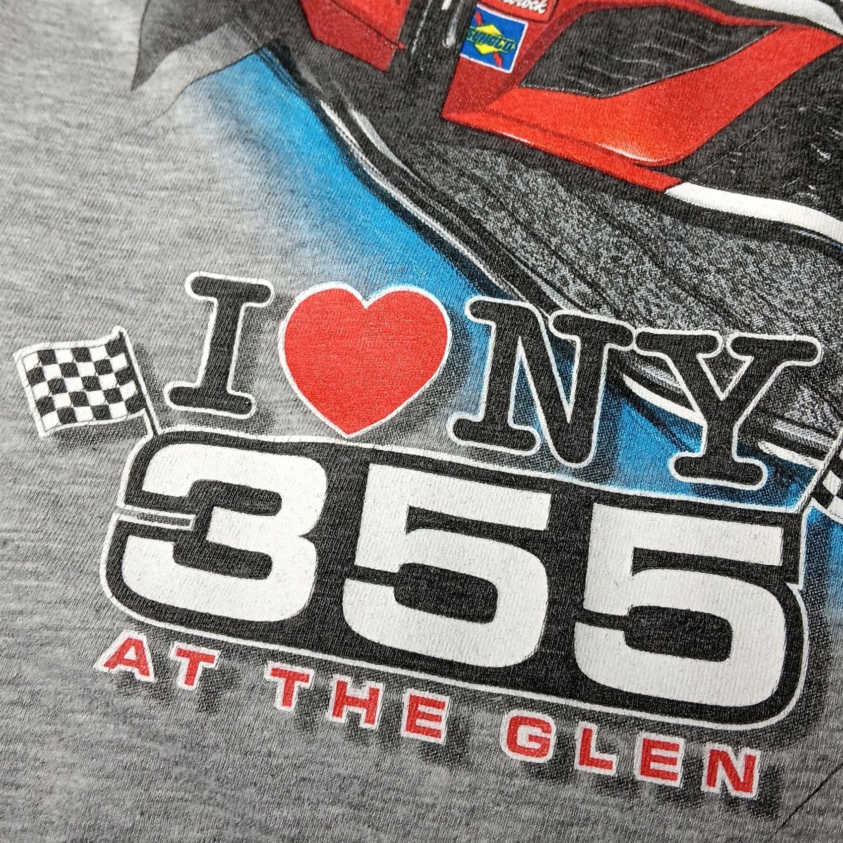 Vintage VINTAGE Watkins Glen International Shirt Small 2017 Gray Fanatics I Love NY 355 Racing NASCAR T-Shirt Mens Short Sleeve Crew Neck Double-Sided Size US S / EU 44-46 / 1 - 8 Thumbnail