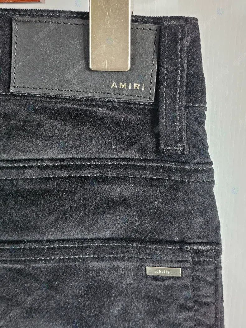 Amiri Amiri Black Velvet Dress Pants Size US 30 / EU 46 - 4 Thumbnail