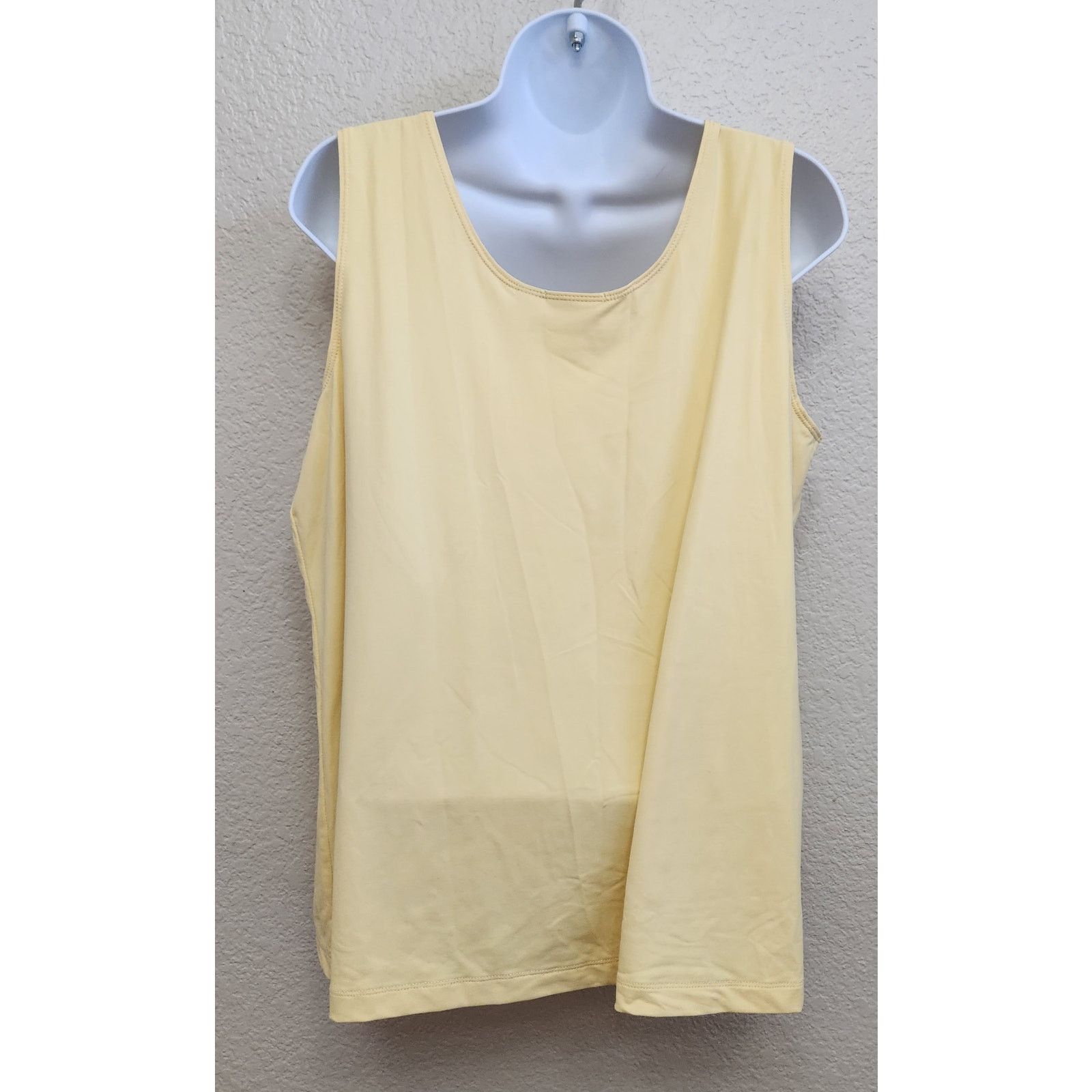 Other Chico's Yellow Round Neck Sleeveless Top 3 XL Lightweight Size XL / US 12-14 / IT 48-50 - 3 Thumbnail
