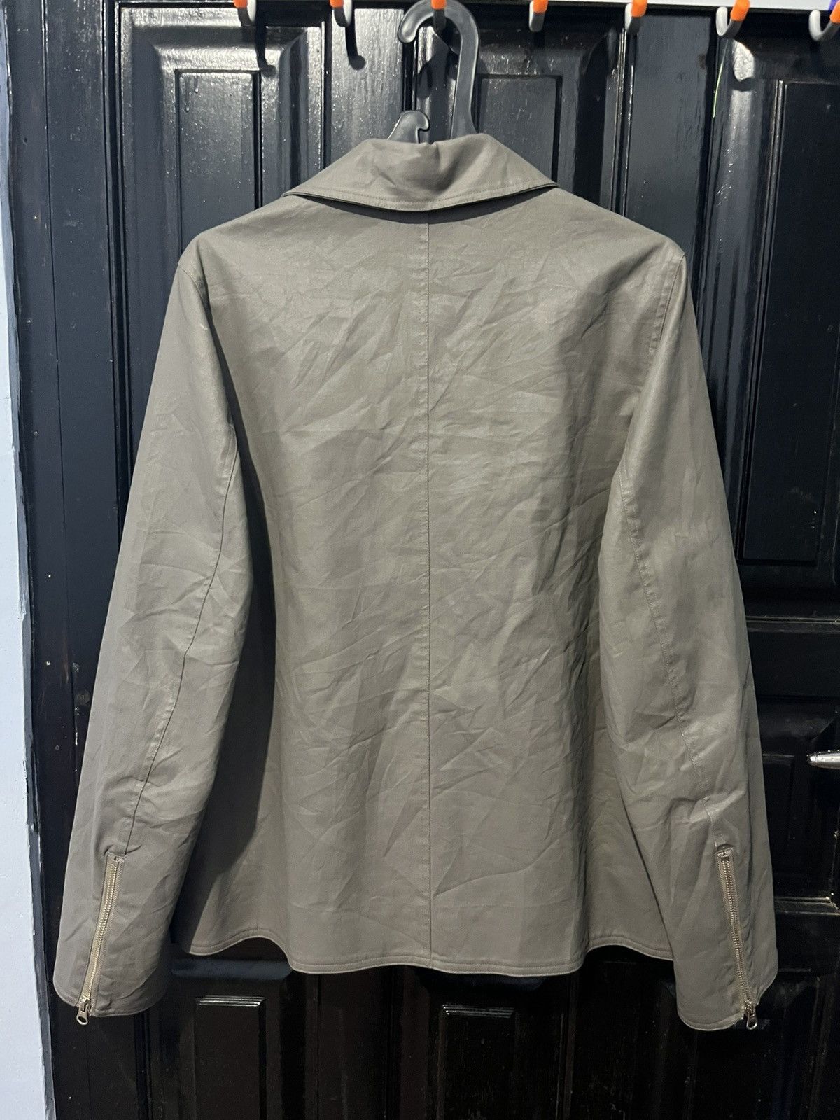 Other Leather Bike Jacket Grey Size US M / EU 48-50 / 2 - 2 Thumbnail