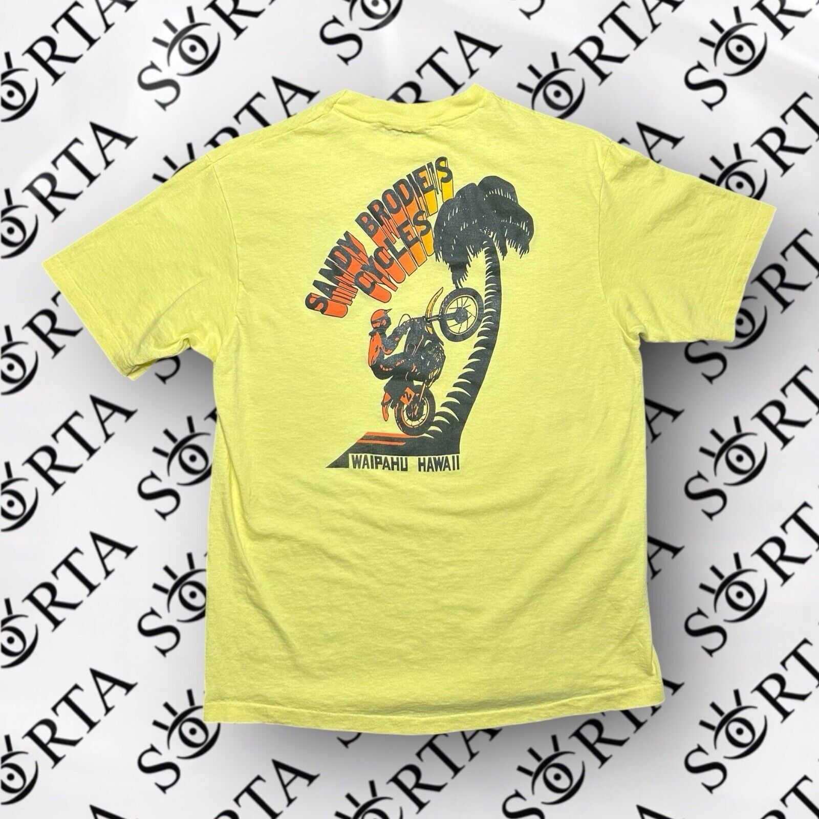 Hanes VTG 70s/80s Hawaii AMA Motorcycle Racing Honda Yamaha Shirt Size US L / EU 52-54 / 3 - 1 Thumbnail