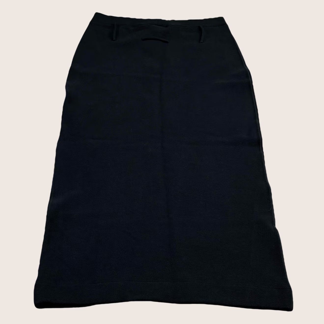 Vintage Handwritten Pencil Skirt Women’s Black BNWT Small MIDI Elastic Cotton Elastane Size 28" / US 6 / IT 42 - 1 Thumbnail
