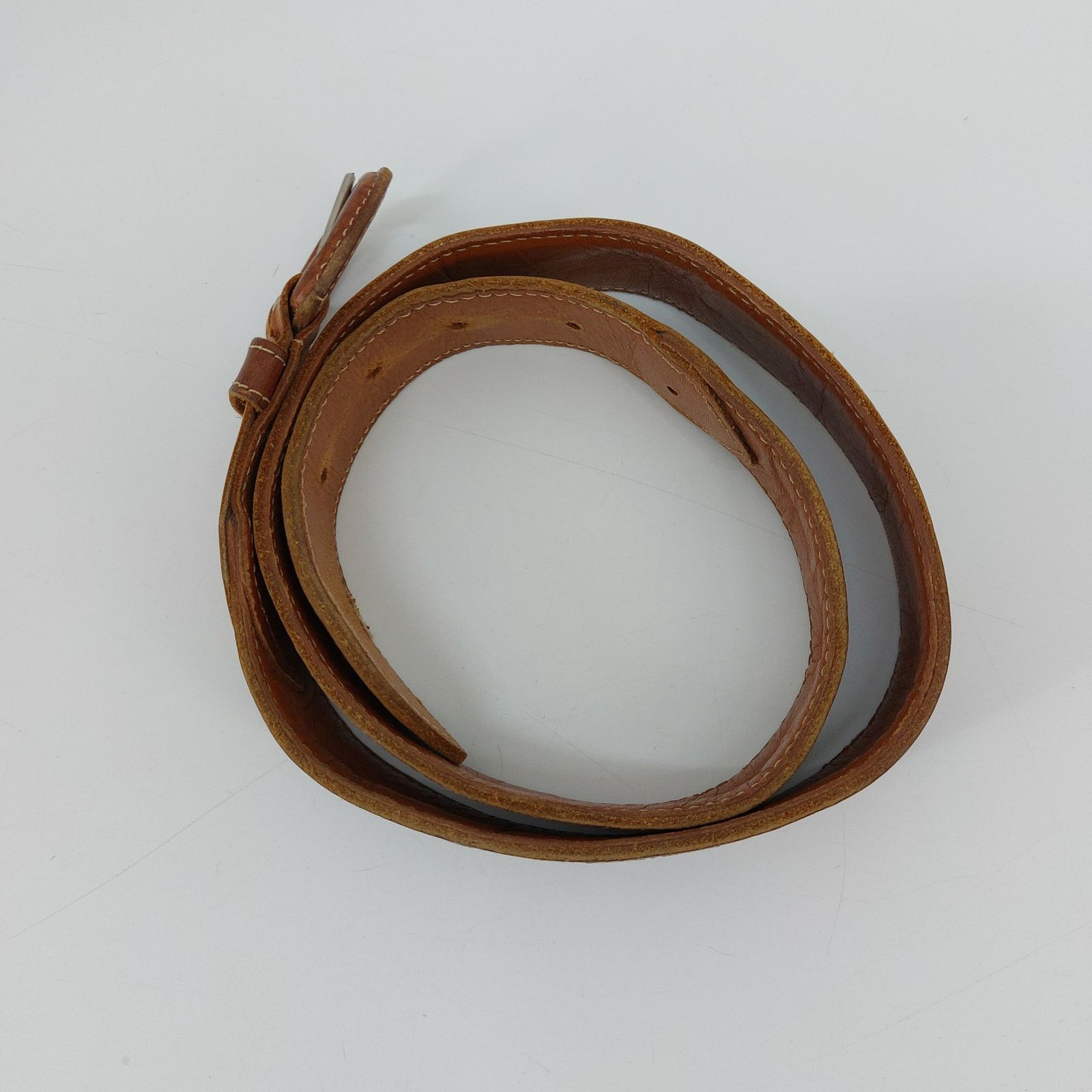 Vintage Women's Hand Woven Guatemalan Leather Belt Size Medium Size ONE SIZE - 6 Thumbnail