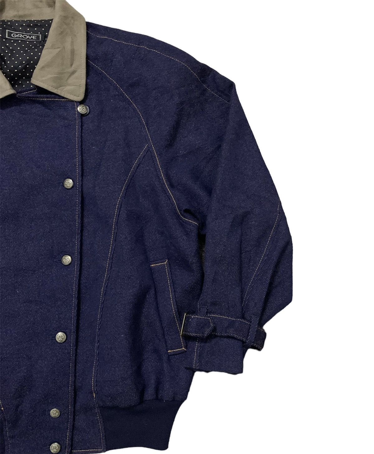 Japanese Brand Denim/Bomber jacket by japanes brand (B) Size US M / EU 48-50 / 2 - 3 Thumbnail