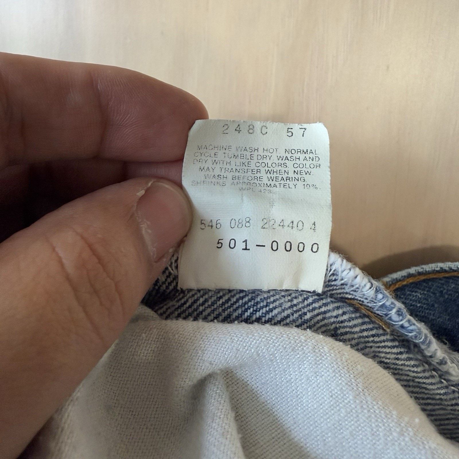 Levi's Vintage Levis 501 Jeans 37 Blue 80s Dark Wash Made in USA Size US 37 - 5 Thumbnail