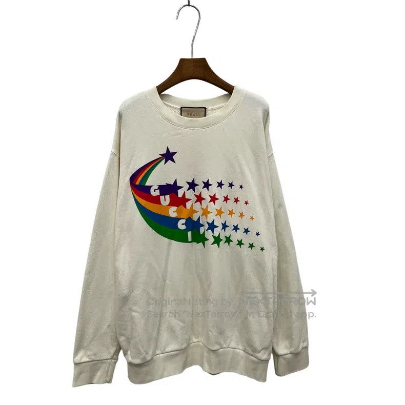 Gucci White Star Sweatshirt