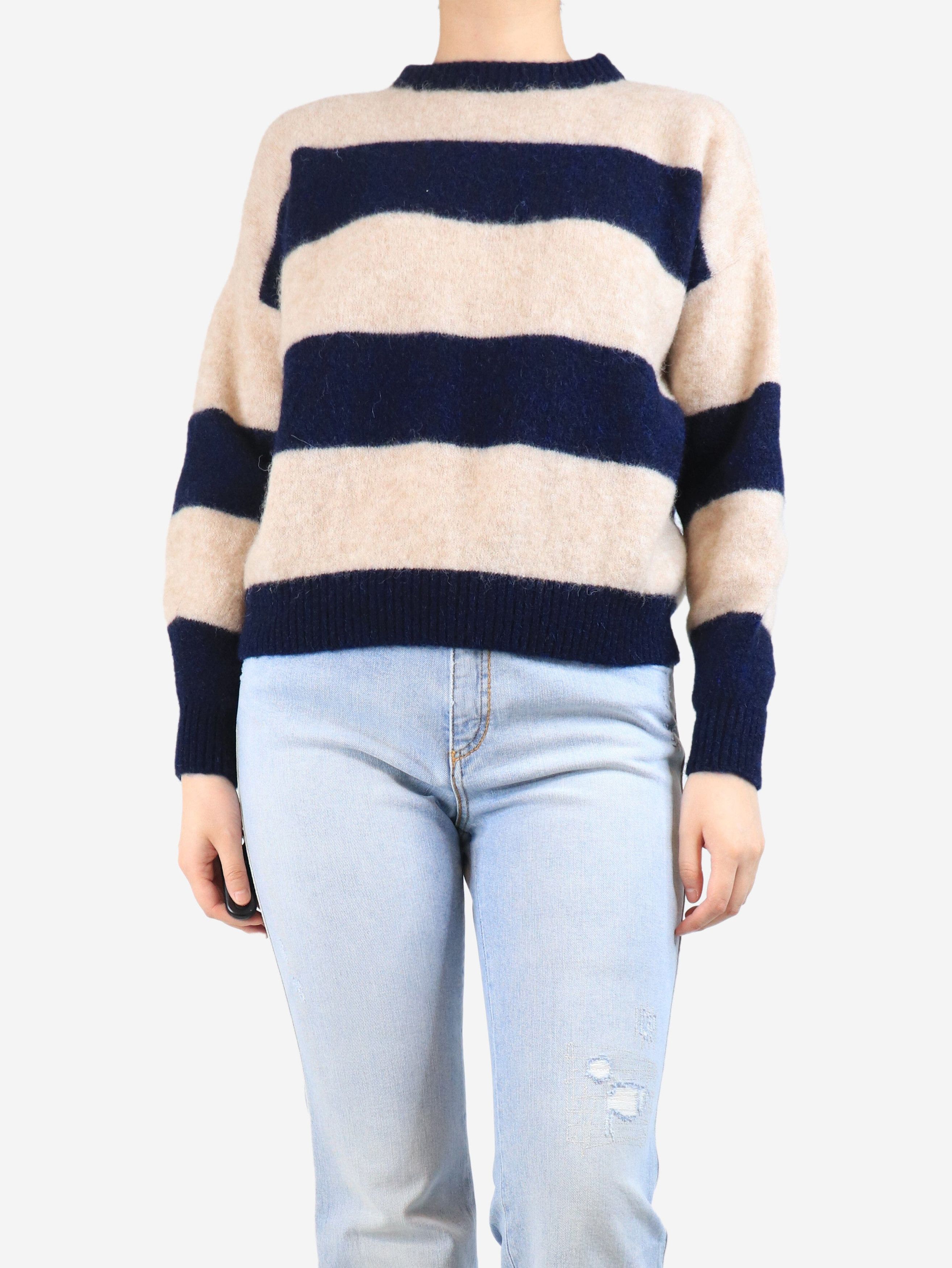 Other Neutral and navy striped jumper Size S / US 4 / IT 40 - 1 Thumbnail