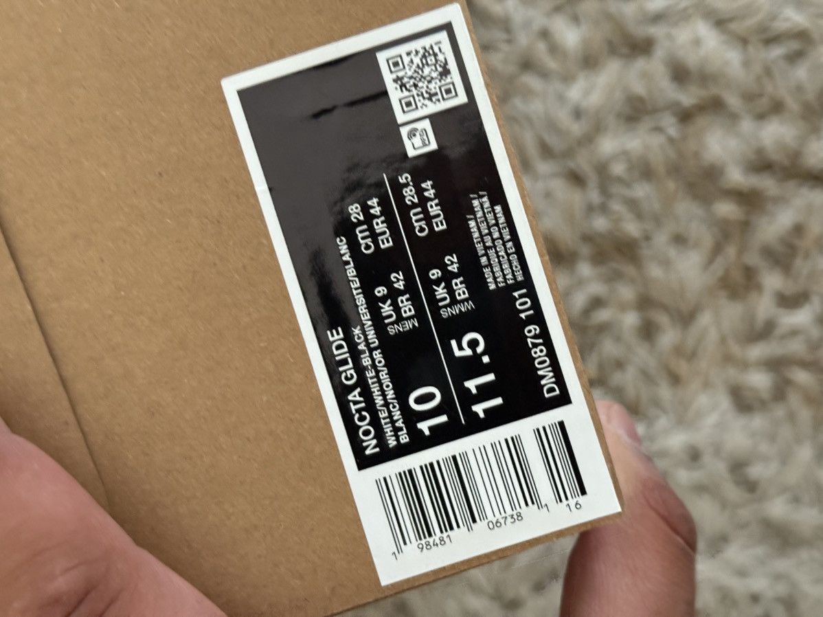NOCTA × Nike Nike x Nocta Glide White Black Chrome Size 9UK 10US Size US 9 / EU 42 - 5 Thumbnail