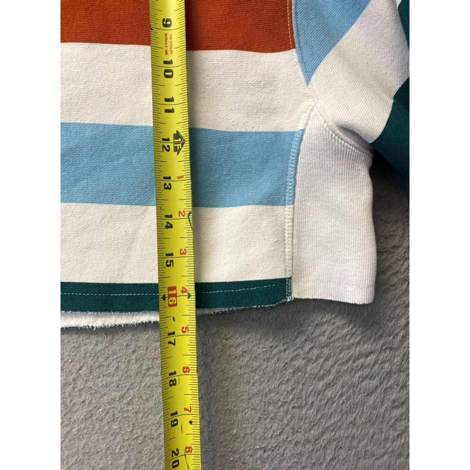 Champion Champion Sweater XS Reverse Weave Multicolor Cropped Crewneck Jumper /114-57 Size XS / US 0-2 / IT 36-38 - 6 Thumbnail