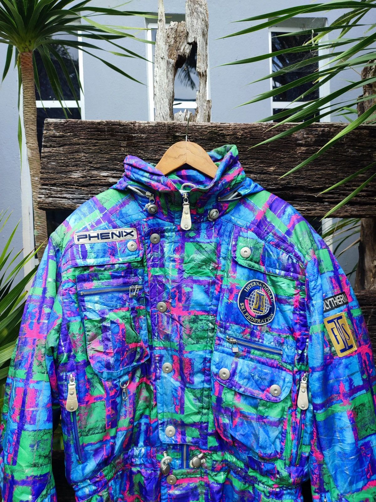Phenix VTG 90s PHENIX FIS Limited Ski Jacket – Neon Abstract Print Size US L / EU 52-54 / 3 - 2 Thumbnail