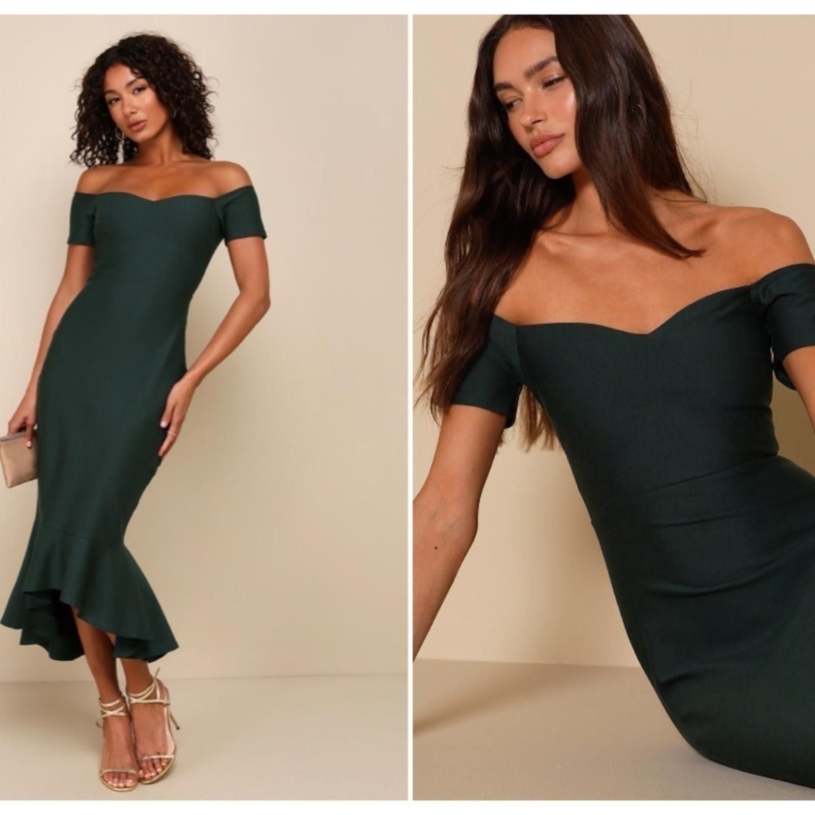 Lulus LULU's Bridal Chic Sexy Minimalist Mermaid Trumpet Midi Size S / US 4 / IT 40 - 4 Thumbnail
