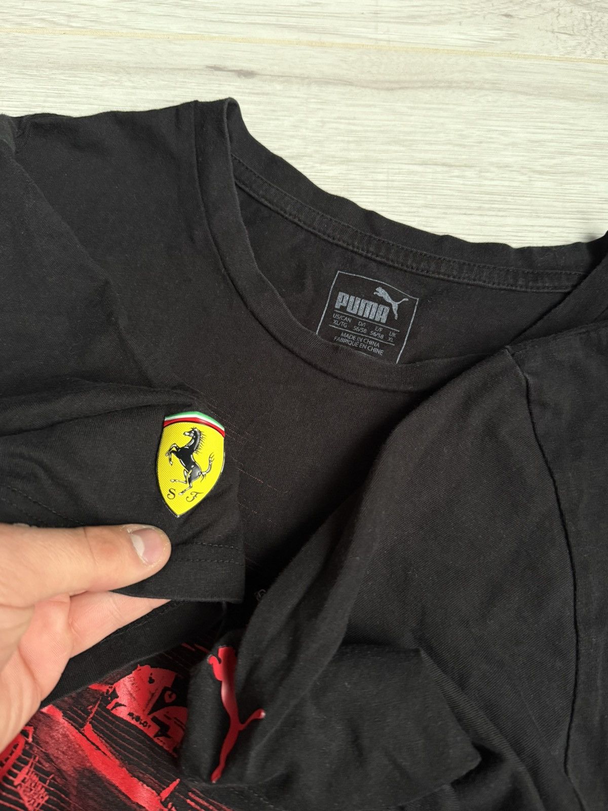 Ferrari × Puma Puma Ferarry Racing T-shirt rare logo Size US XL / EU 56 / 4 - 3 Thumbnail