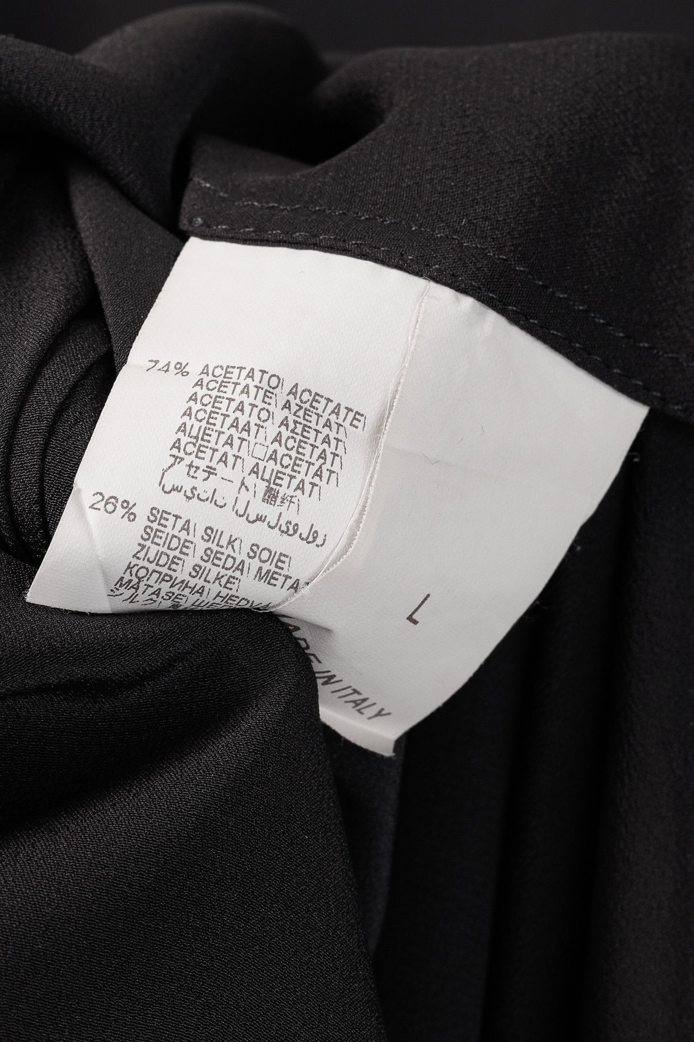 Brunello Cucinelli Brunello Cucinelli Dark Grey Silk-Blend Slip Dress Size L / US 10 / IT 46 - 7 Thumbnail