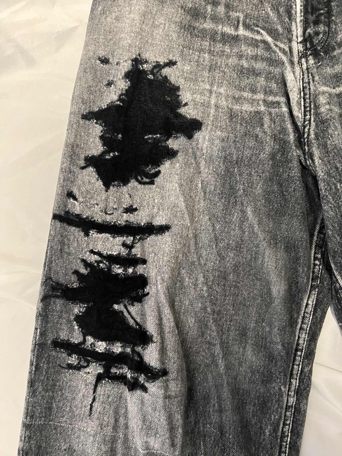 Balenciaga Balenciaga Trompe L'oeil Sweatpants Black/ Grey Sz. S Size US 30 / EU 46 - 4 Thumbnail