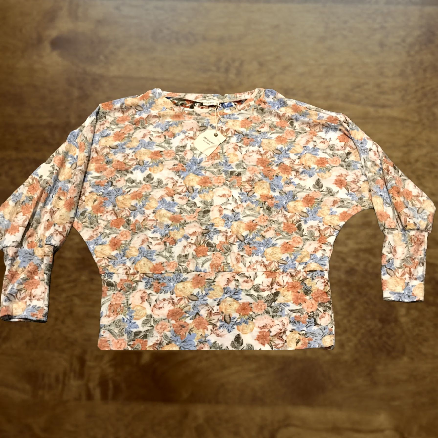 Vintage WOMENS SHIRT Blouse-ANDTHEWHY-Poly-Size S Nwt A39 Size S / US 4 / IT 40 - 1 Thumbnail