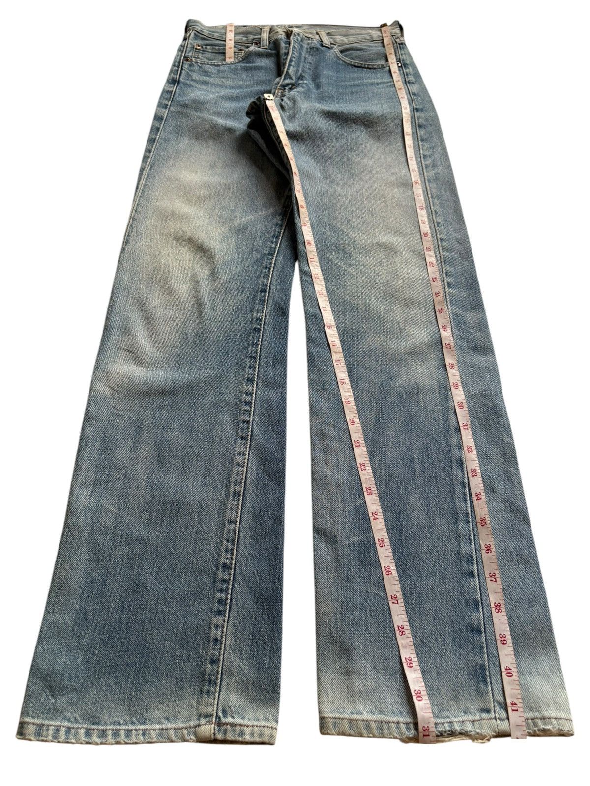 Levi's Vintage 80s Levis 502 Big E Selvedge Mud Wash Loose Jeans Size US 28 / EU 44 - 15 Thumbnail