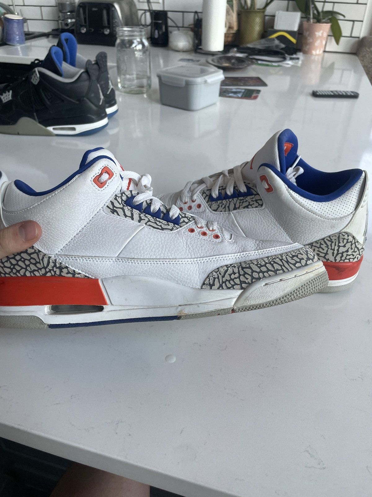 Jordan Brand × Nike Jordan 3 knicks Size US 11.5 / EU 44-45 - 7 Thumbnail