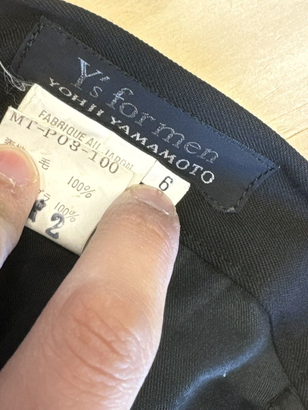Yohji Yamamoto Yohji Wool Gabardine Classic Wide Baggy Trousers (JP Size 6) Size US 37 - 3 Thumbnail