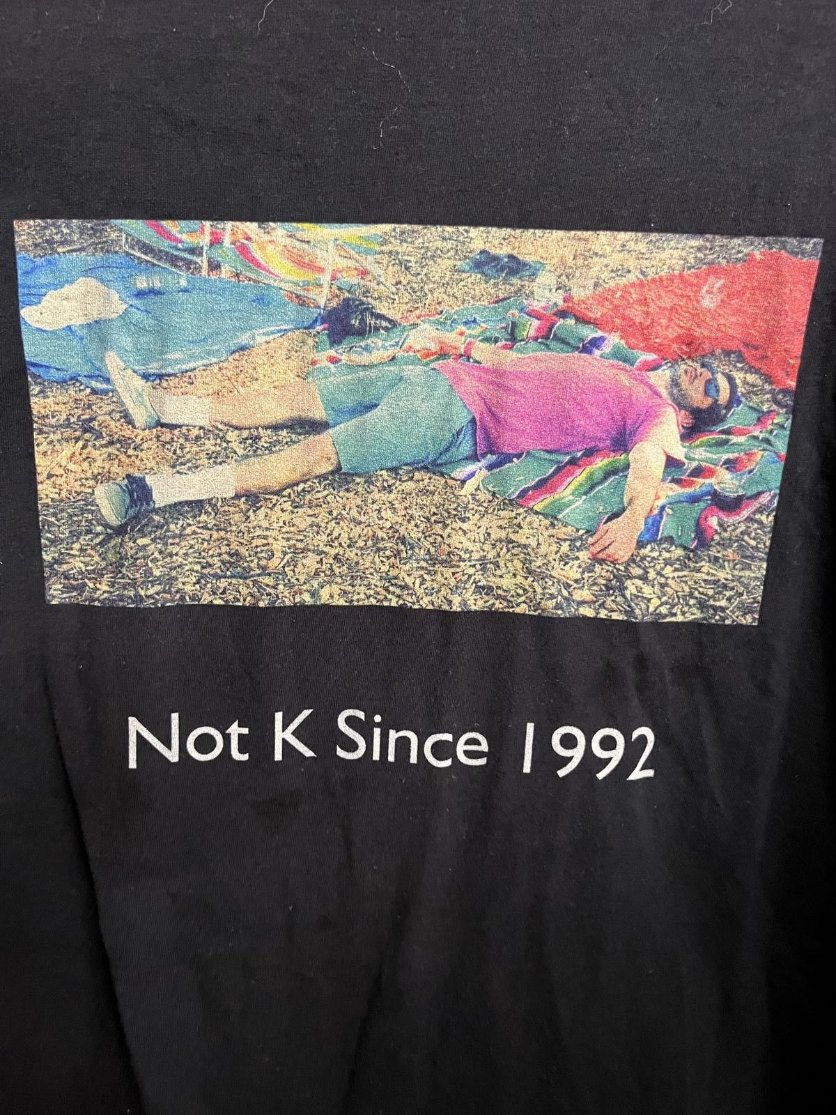 Fruit Of The Loom Obscure Passed Out Tee Drinking T-shirt Not K Since 1992 - L Size US L / EU 52-54 / 3 - 3 Thumbnail