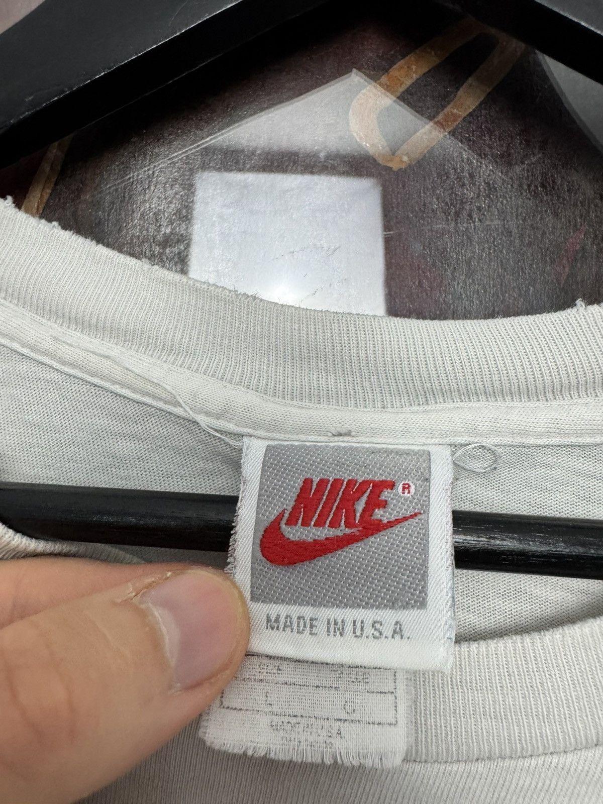 Nike Nike Vintage 90s Jordan Print Tee Single Stitch Retro Basket Size US L / EU 52-54 / 3 - 4 Thumbnail