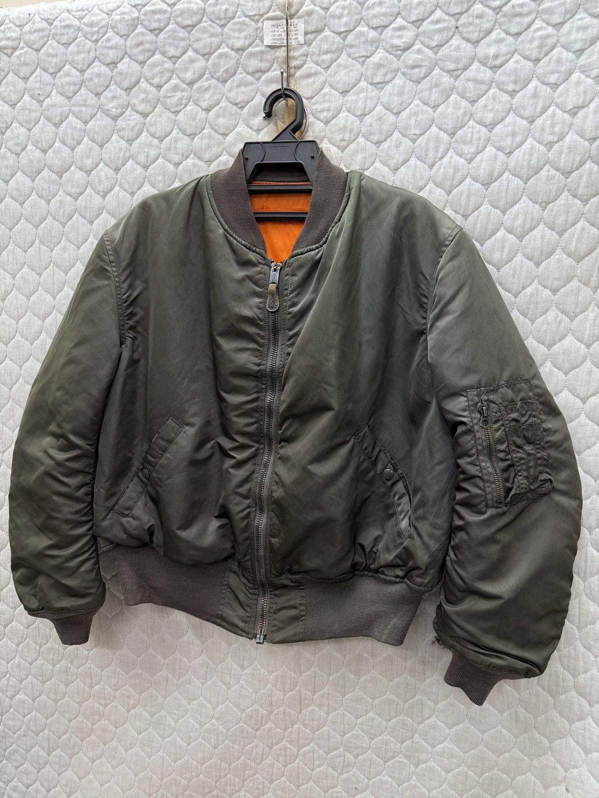 Alpha Industries 🔥🔥🔥ARCHIVE VTG ALPHA INDUSTRIES MA1 BOMBER FLIGHT JACKET Size US XL / EU 56 / 4 - 3 Thumbnail