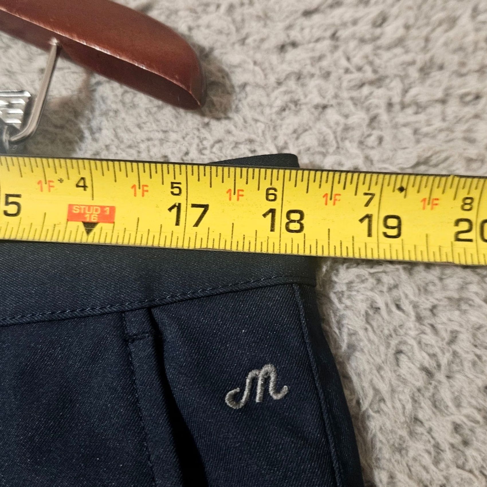 Bonobos Bonobos Golf Mens Chino Pants 36 x 27 Blue Performance Hemmed Stretch Size US 36 / EU 52 - 6 Thumbnail