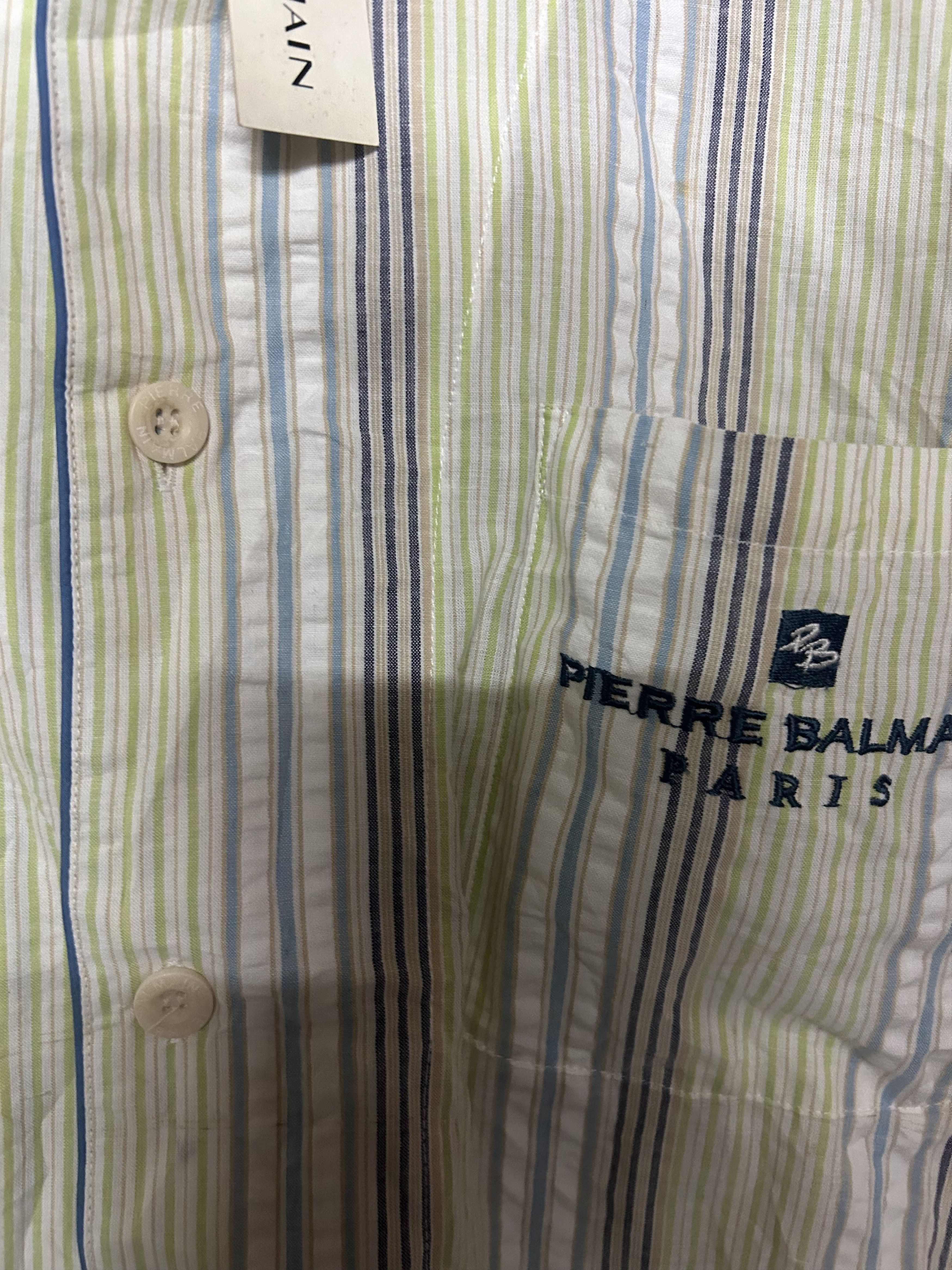 Pierre Balmain × Vintage Vintage Pierre Balmain Button Up/ Pyjamas shirt Size US L / EU 52-54 / 3 - 2 Thumbnail