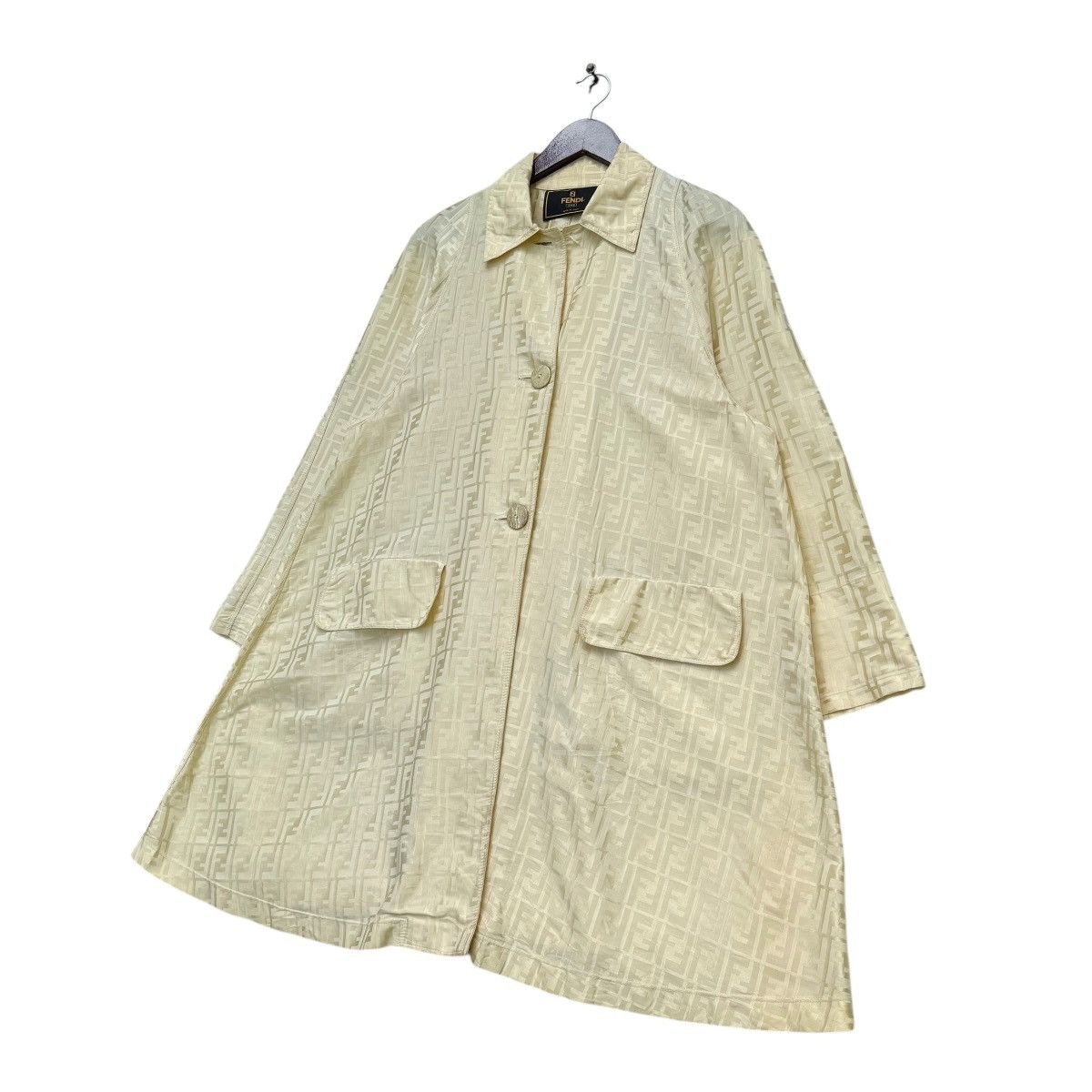 Fendi Fendi Zucca Monogram Light Coat Size L / US 10 / IT 46 - 3 Thumbnail