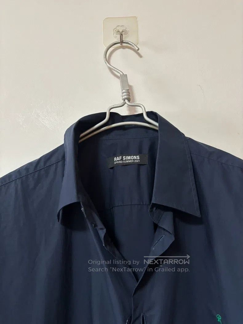 Raf Simons Raf Simons Blue short-sleeved shirt Size US M / EU 48-50 / 2 - 2 Thumbnail