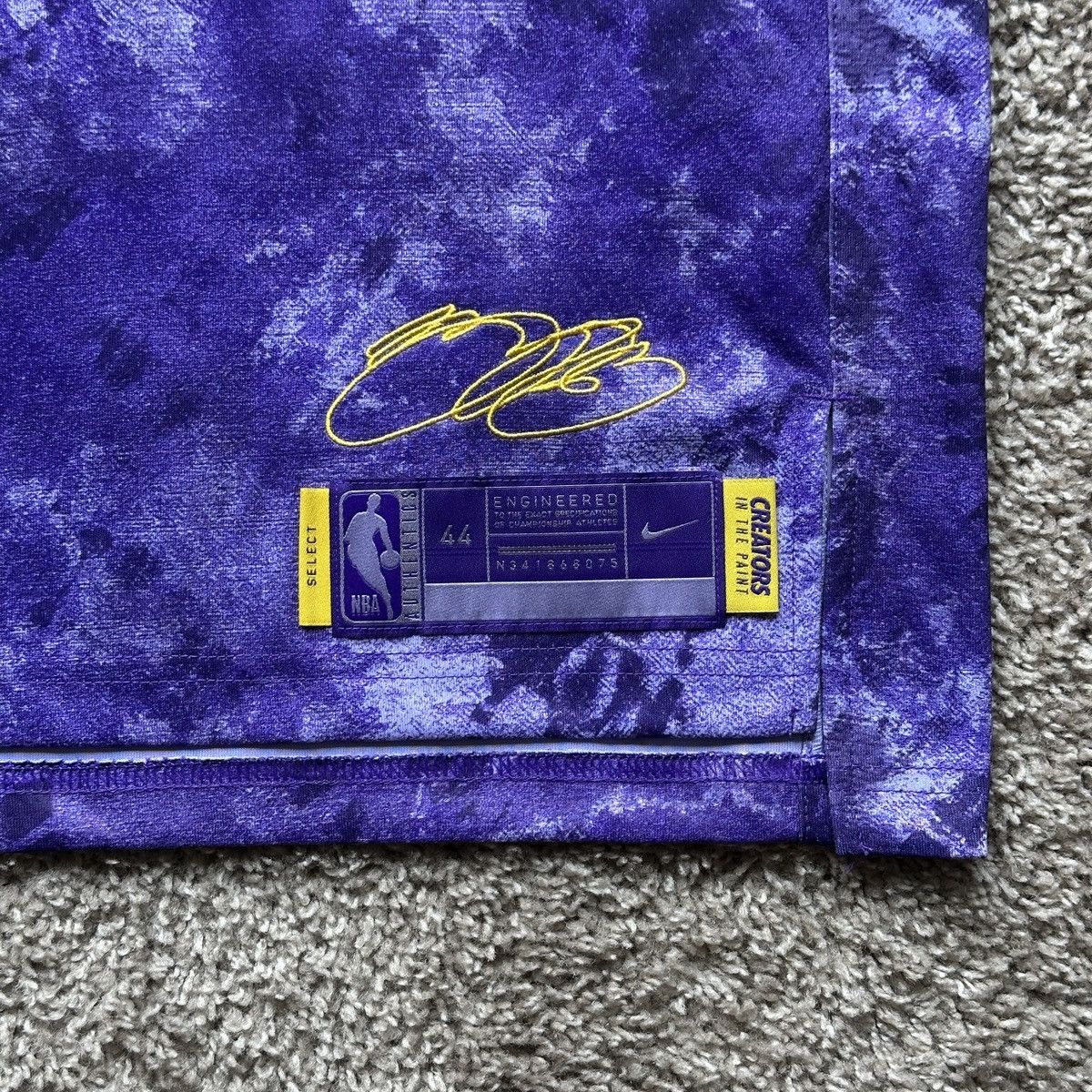 Nike LEBRON JAMES LAKERS SELECT SERIES SWINGMAN STITCHED 44 NBA Size US M / EU 48-50 / 2 - 5 Thumbnail