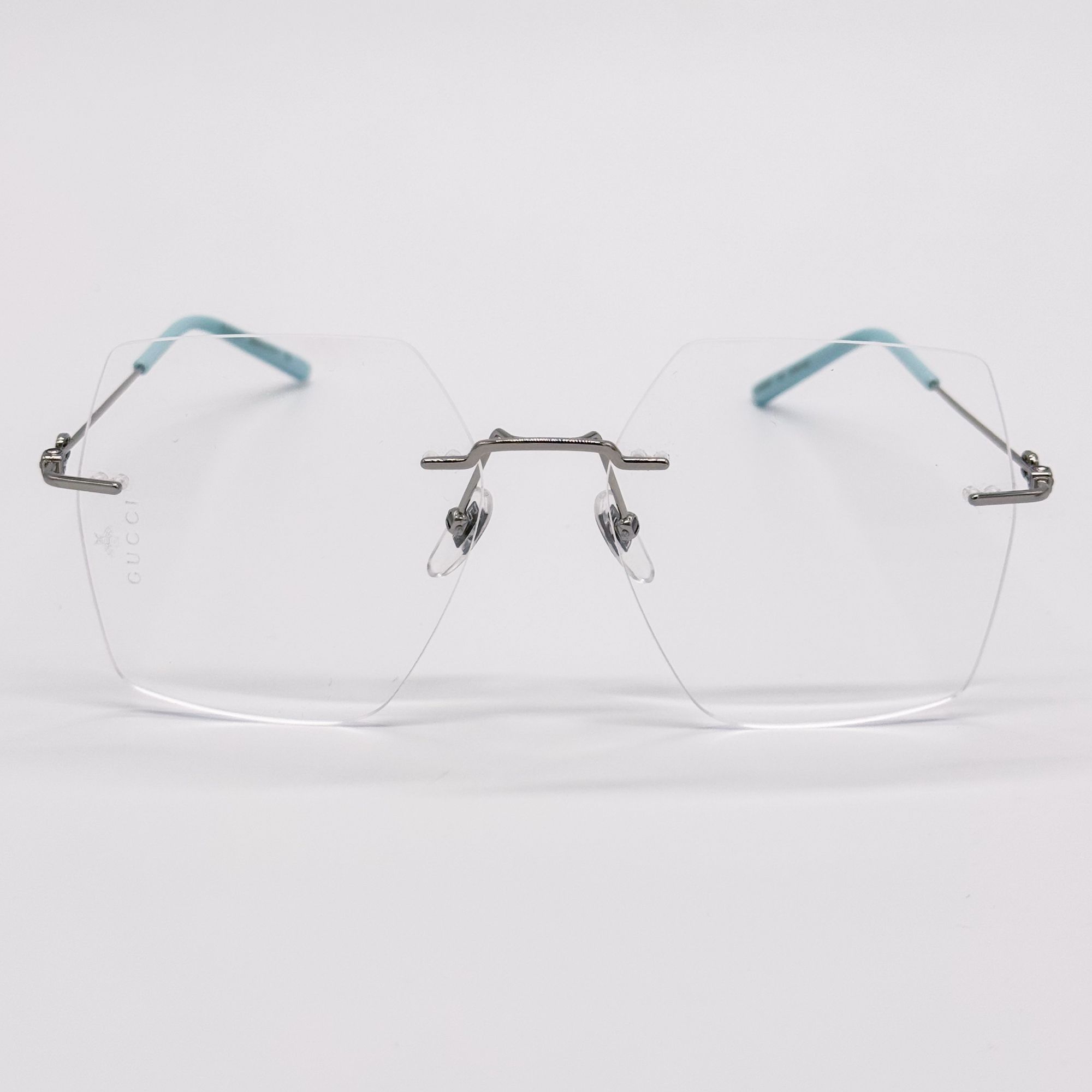 Gucci NEW GG0683O 002 GUCCI SQUARE SILVER WOMEN EYEGLASSES GUCCI Size ONE SIZE - 6 Thumbnail