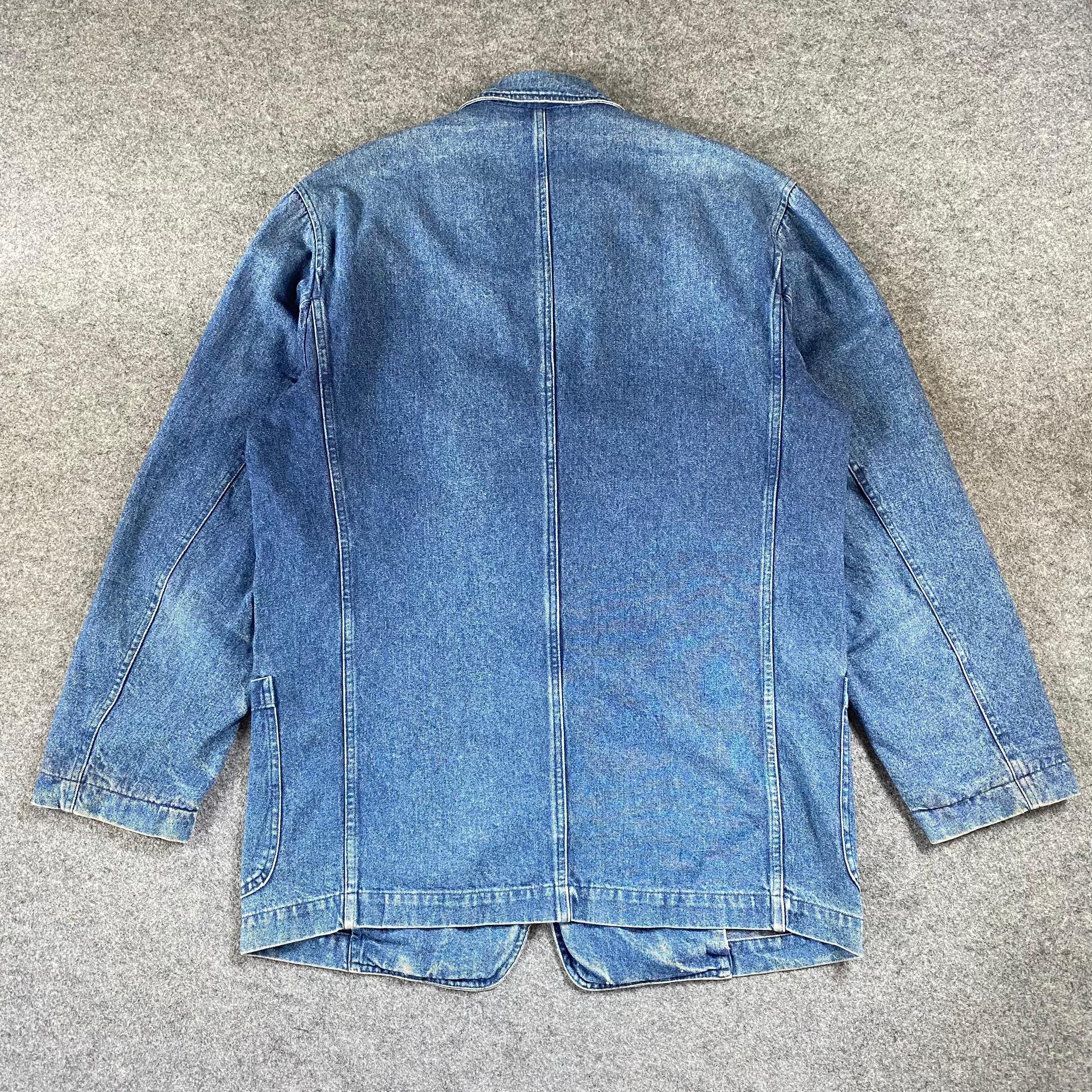 Mila Schon Vintage Mila Schon Blazer Denim Jacket Size US L / EU 52-54 / 3 - 4 Thumbnail