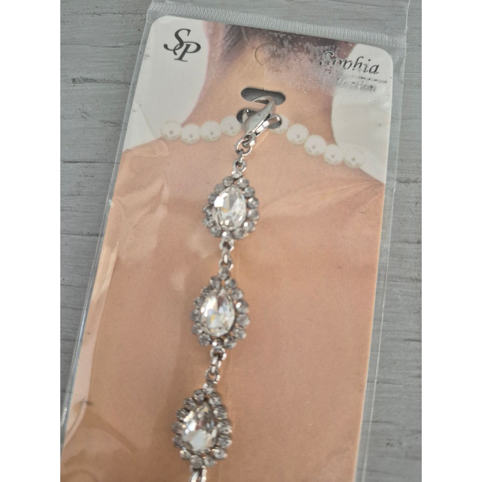 Other Rhinestone Medallion Back Necklace Extender Size ONE SIZE - 3 Thumbnail