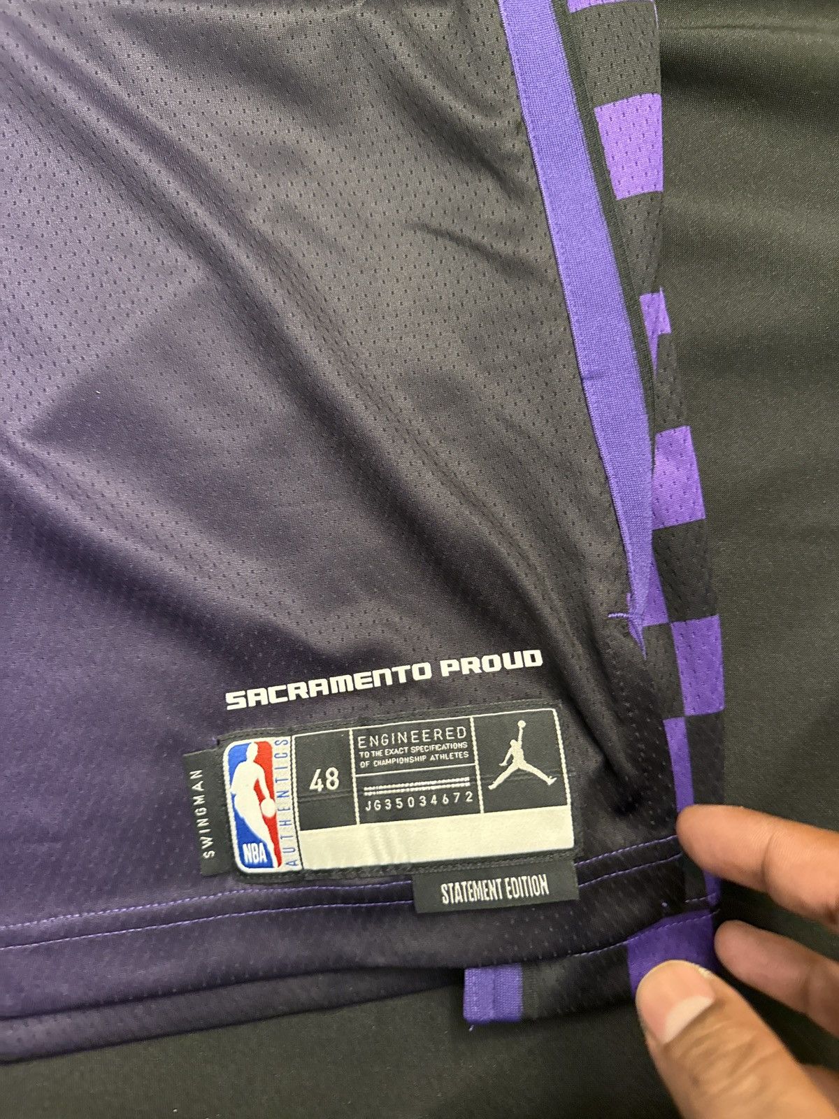 Jordan Brand New jordan jersey Kings Sabonis Size US M / EU 48-50 / 2 - 4 Thumbnail