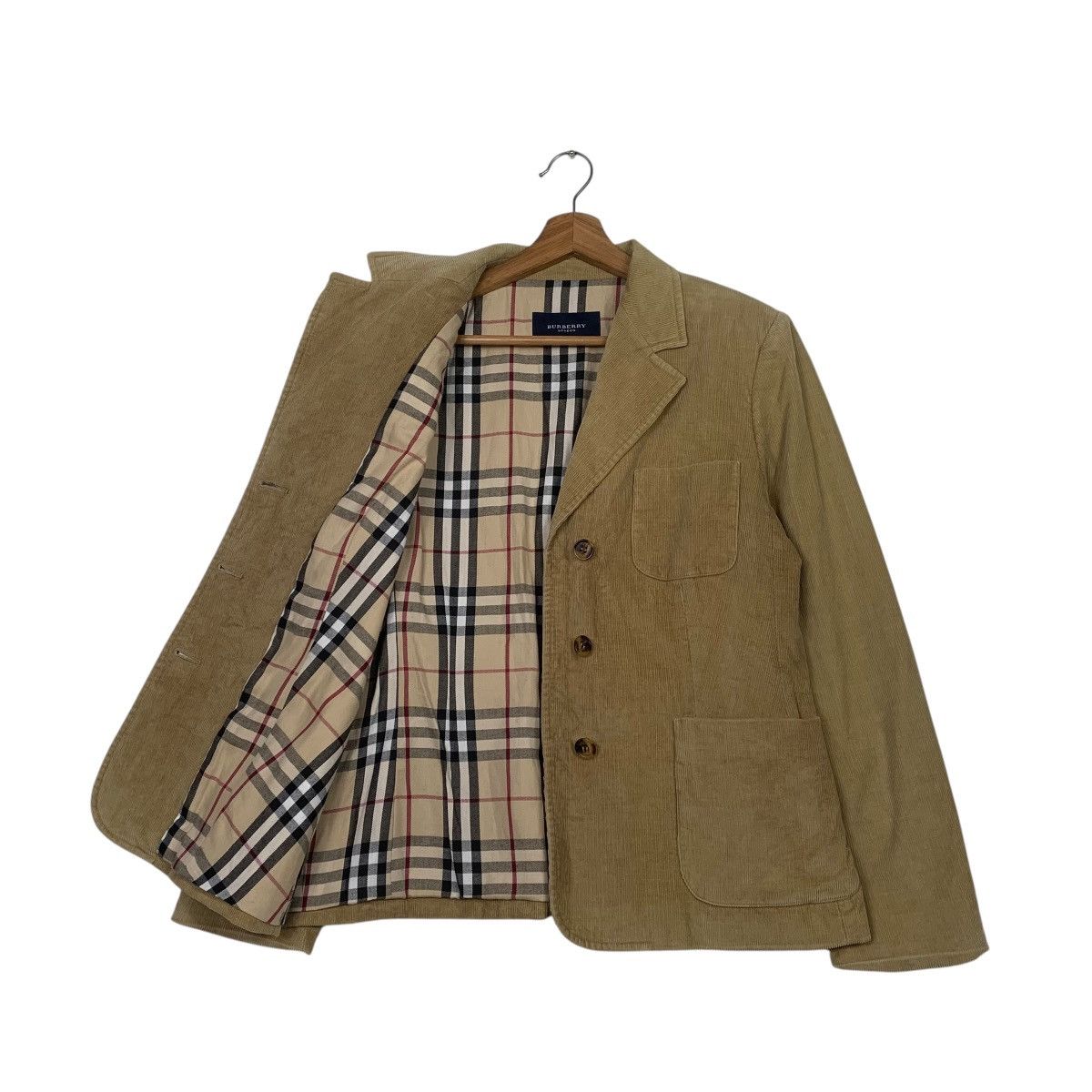 Burberry Burberry London Corduroy Nova Check Women Jacket Size M / US 6-8 / IT 42-44 - 9 Thumbnail