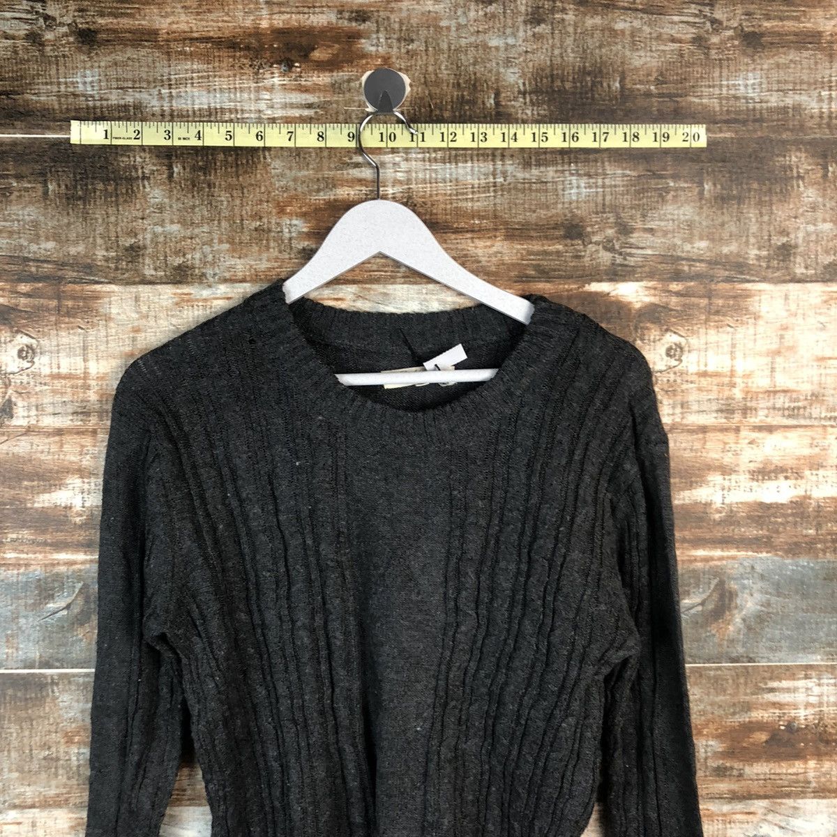 Homespun Knitwear × Japanese Brand Gteel Brawn Grey Knitwear #A1994 Size L / US 10 / IT 46 - 5 Thumbnail
