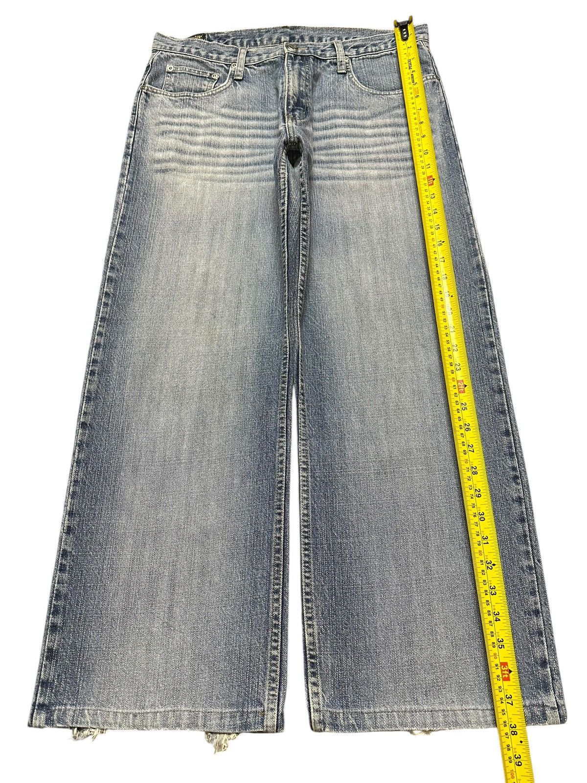 Dickies Vintage Dickies Faded Wash Whiskers Style Wide Leg Baggy Size US 34 / EU 50 - 13 Thumbnail